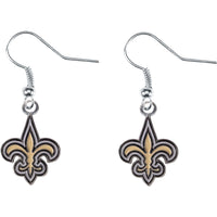 SAINTS LOGO DANGLER EARRINGS