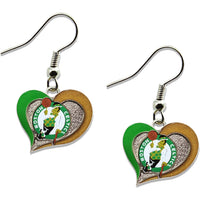 CELTICS SWIRL HEART EARRINGS