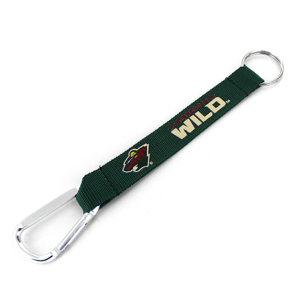 WILD (GREEN) CARABINER LANYARD KEYCHAIN