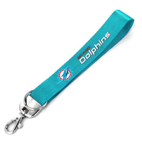 DOLPHINS DELUXE WRISTLET KEYCHAIN