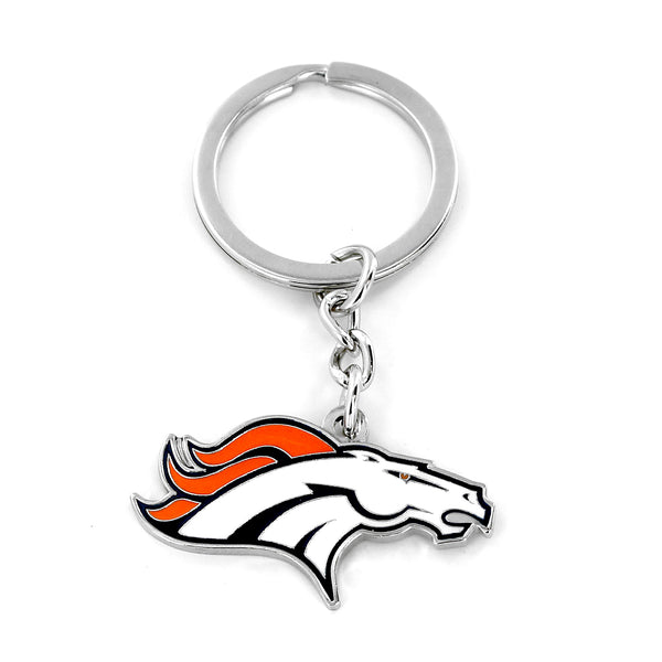 BRONCOS LOGO KEYCHAIN