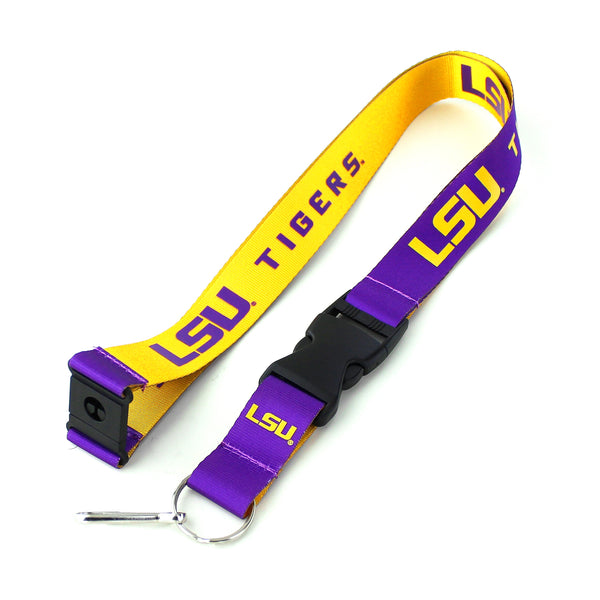 LSU (PURPLE/GOLD) REVERSIBLE LANYARD