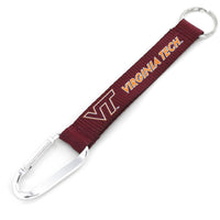 VIRGINIA TECH CARABINER LANYARD KEYCHAIN