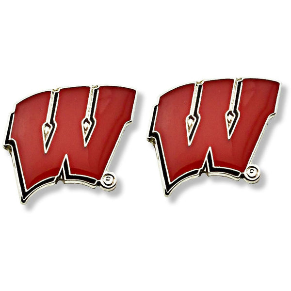 WISCONSIN TEAM POST EARRINGS