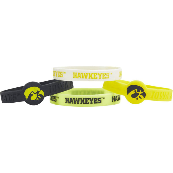 IOWA SILICONE BRACELETS (4 PACK)