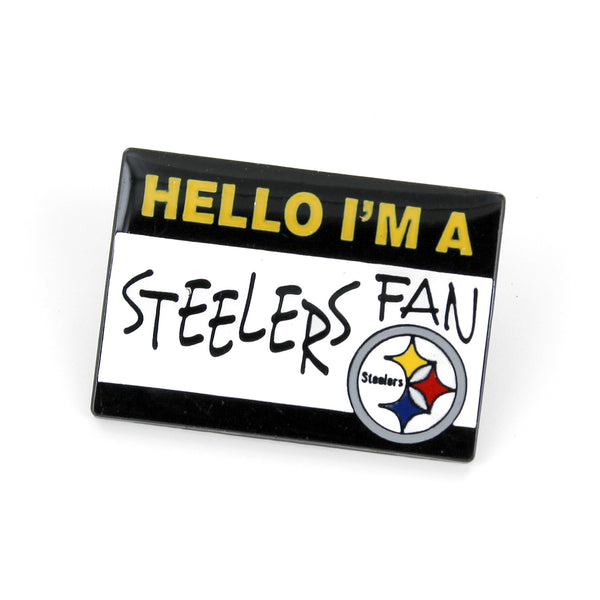 STEELERS NAME TAG PIN