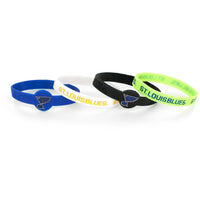 BLUES SILICONE BRACELET 4-PACK