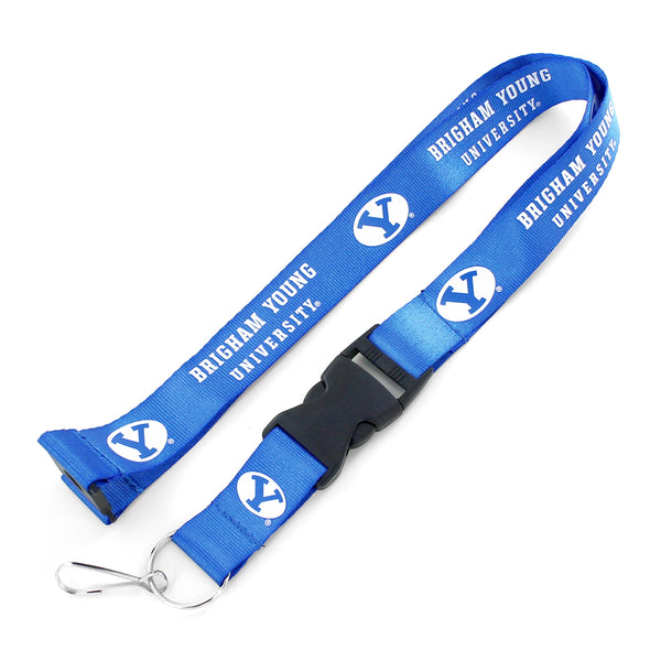 BYU (BLUE) OVAL "Y" TEAM LANYARD