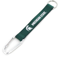 MICHIGAN STATE CARABINER LANYARD KEYCHAIN