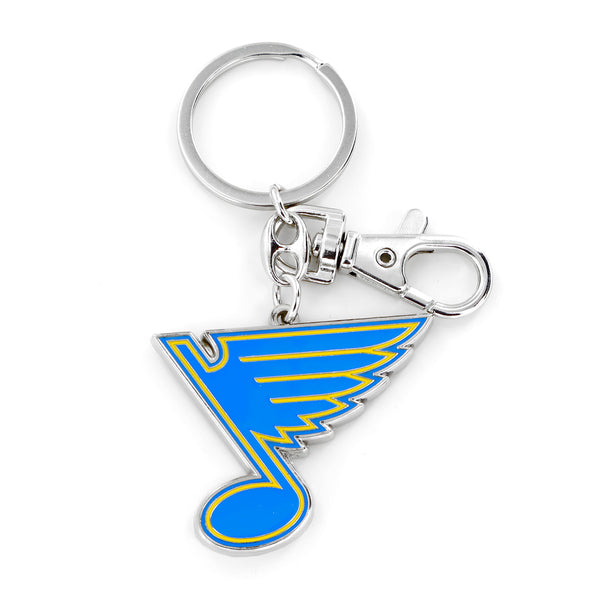 BLUES TEAM LOGO HEAVYWEIGHT KEYCHAIN
