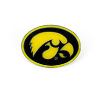 IOWA LOGO PIN IN YELLOW