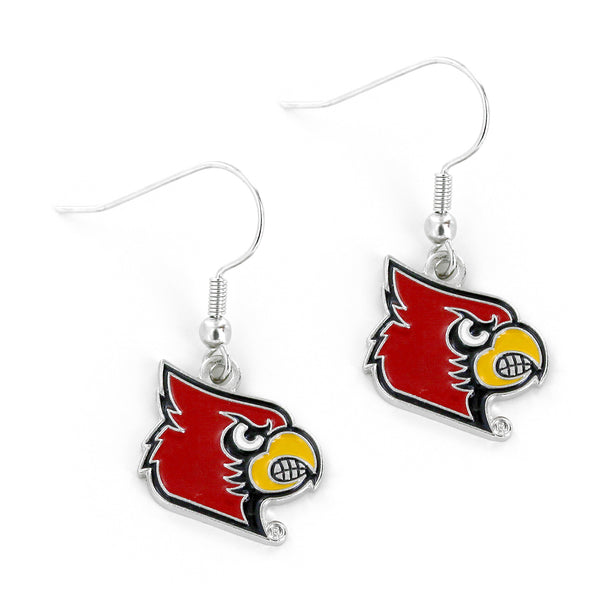 LOUISVILLE LOGO DANGLER EARRINGS