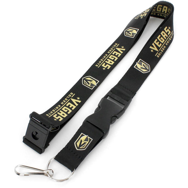 GOLDEN KNIGHTS (BLACK) TEAM LANYARD
