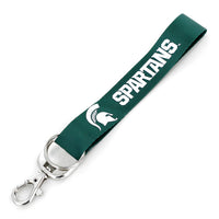 MICHIGAN STATE DELUXE WRISTLET KEYCHAIN