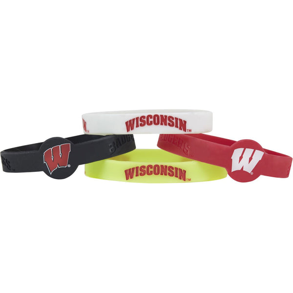 WISCONSIN SILICONE BRACELETS (4 PACK