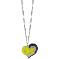 MICHIGAN SWIRL HEART NECKLACE