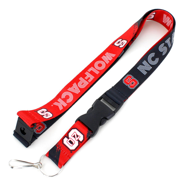 NORTH CAROLINA STATE CROSSFADE LANYARD