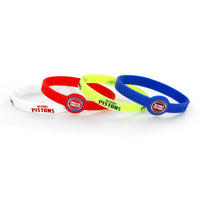 PISTONS SILICONE BRACELET 4-PACK