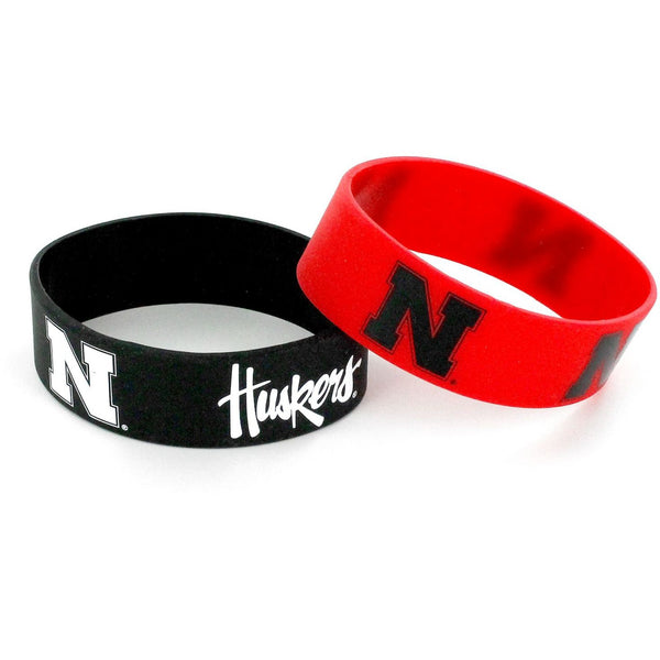 NEBRASKA WIDE BRACELETS (2-PACK)