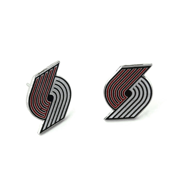 TRAIL BLAZERS TEAM POST EARRINGS