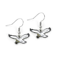 EAGLES RETRO WHITE EAGLE DANGLER EARRINGS