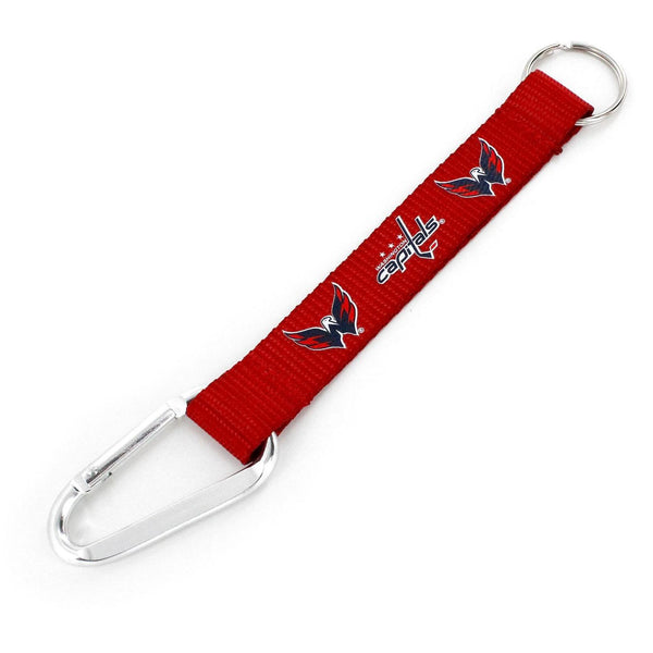 CAPITALS (RED) CARABINER LANYARD KEYCHAIN