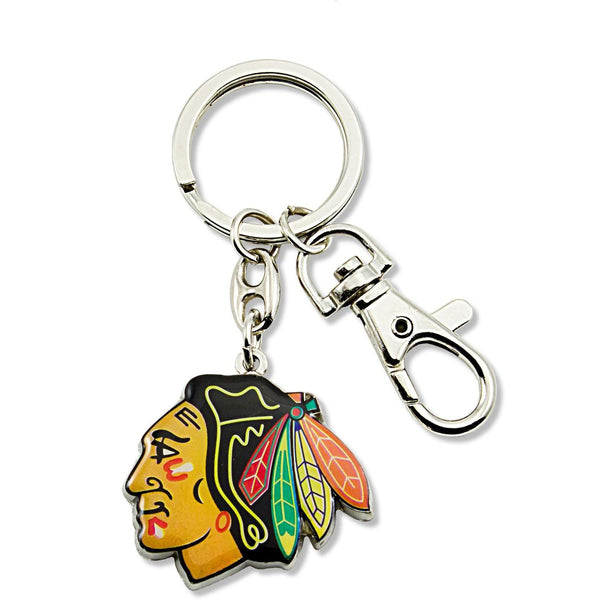 BLACKHAWKS TEAM LOGO HEAVYWEIGHT KEYCHAIN