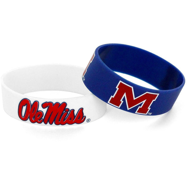 OLE MISS WIDE BRACELETS (2 PACK)