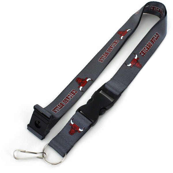 BULLS (CHARCOAL) TEAM LANYARD