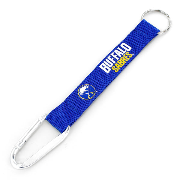 SABRES (BLUE) CARABINER LANYARD KEYCHAIN