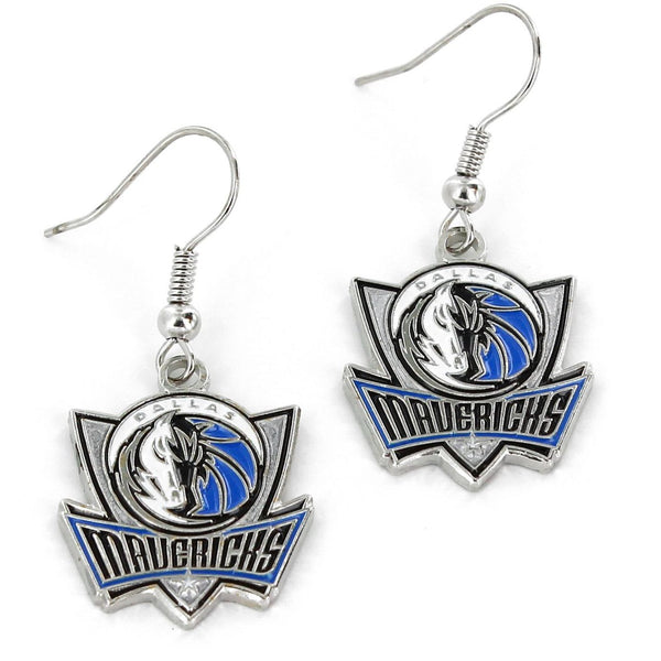 MAVERICKS LOGO DANGLER EARRINGS