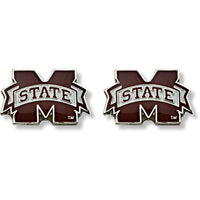 MISSISSIPPI STATE TEAM POST EARRINGS