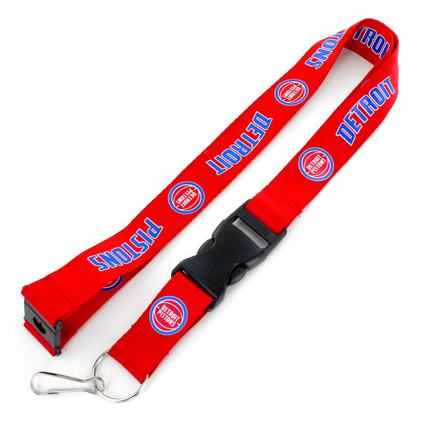 PISTONS (RED) TEAM LANYARD