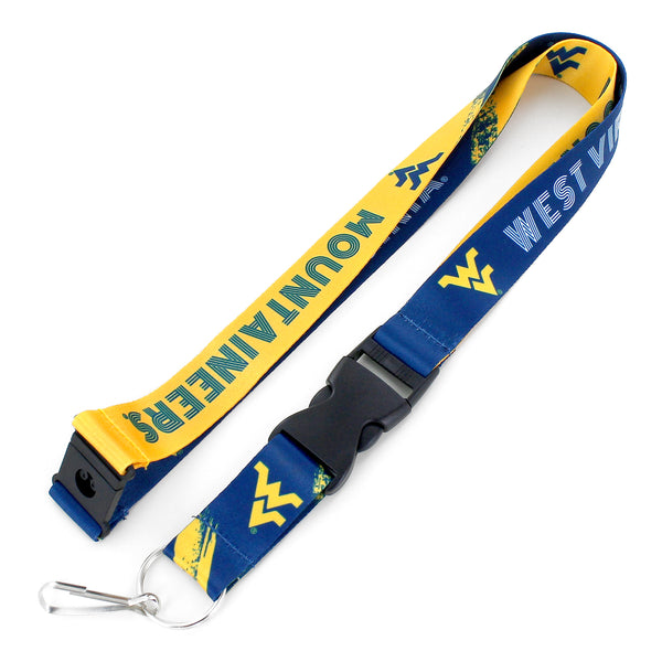 WEST VIRGINIA CROSSFADE LANYARD