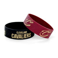 CAVALIERS WIDE BRACELETS (2 PACK)