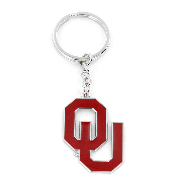 OKLAHOMA LOGO KEYCHAIN