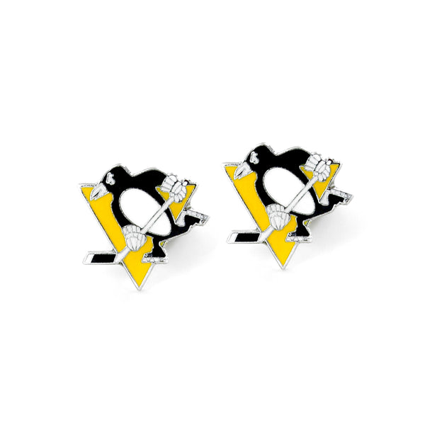 PENGUINS TEAM POST EARRINGS