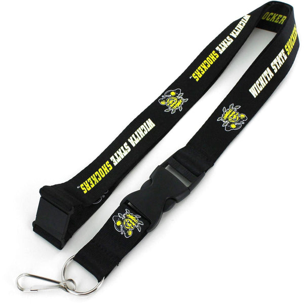WICHITA STATE (BLACK) LANYARD