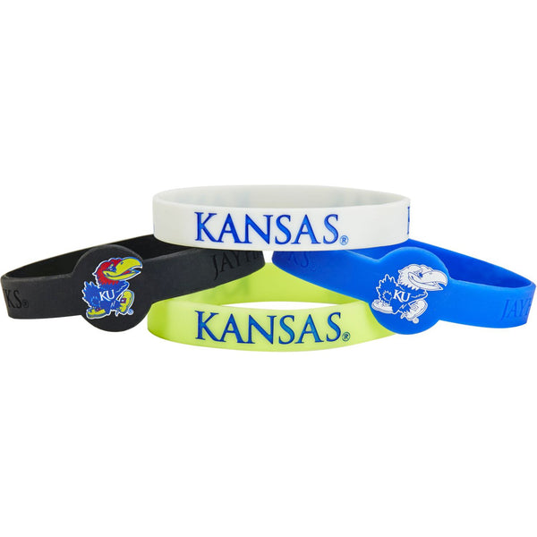 KANSAS SILICONE BRACELETS (4 PACK)