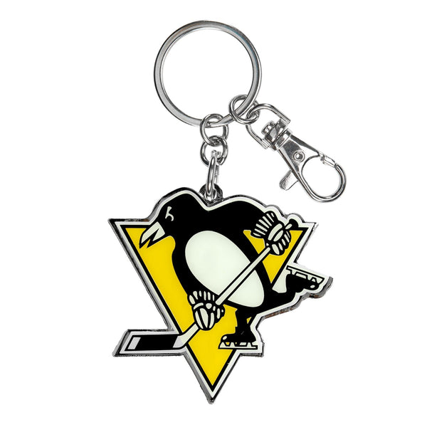 PENGUINS TEAM LOGO HEAVYWEIGHT KEYCHAIN