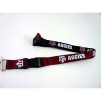 TEXAS A&M (BLACK/MAROON) REVERSIBLE LANYARD