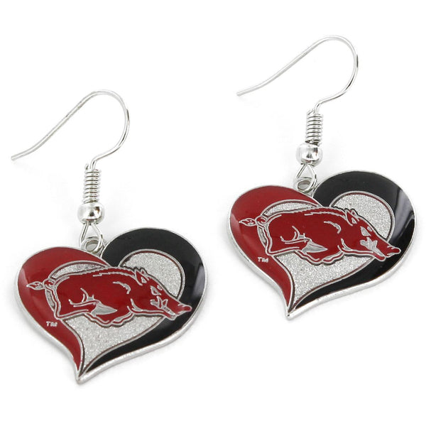 ARKANSAS SWIRL HEART EARRINGS