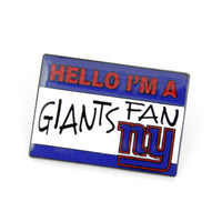 GIANTS NAME TAG PIN