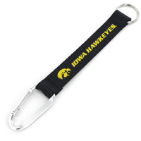 IOWA CARABINER LANYARD KEYCHAIN