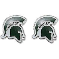 MICHIGAN STATE TEAM POST EARRINGS