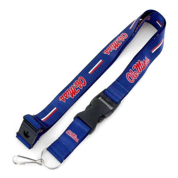 OLE MISS (BLUE) LANYARD