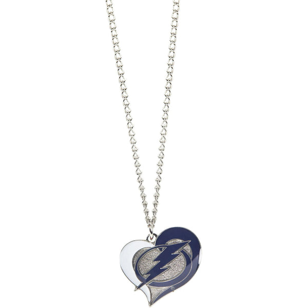 LIGHTNING SWIRL HEART NECKLACE