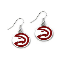 HAWKS LOGO DANGLER EARRINGS