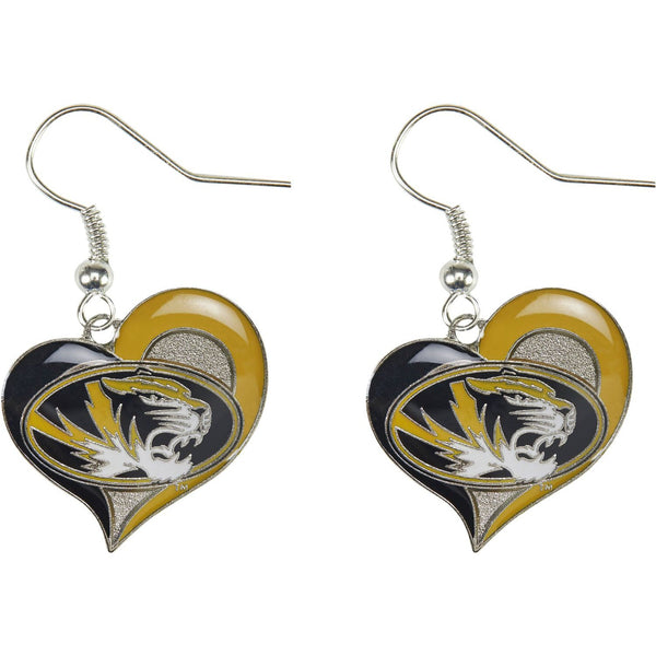 MISSOURI SWIRL HEART EARRINGS