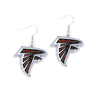 FALCONS GLITTER DAZZLE EARRINGS